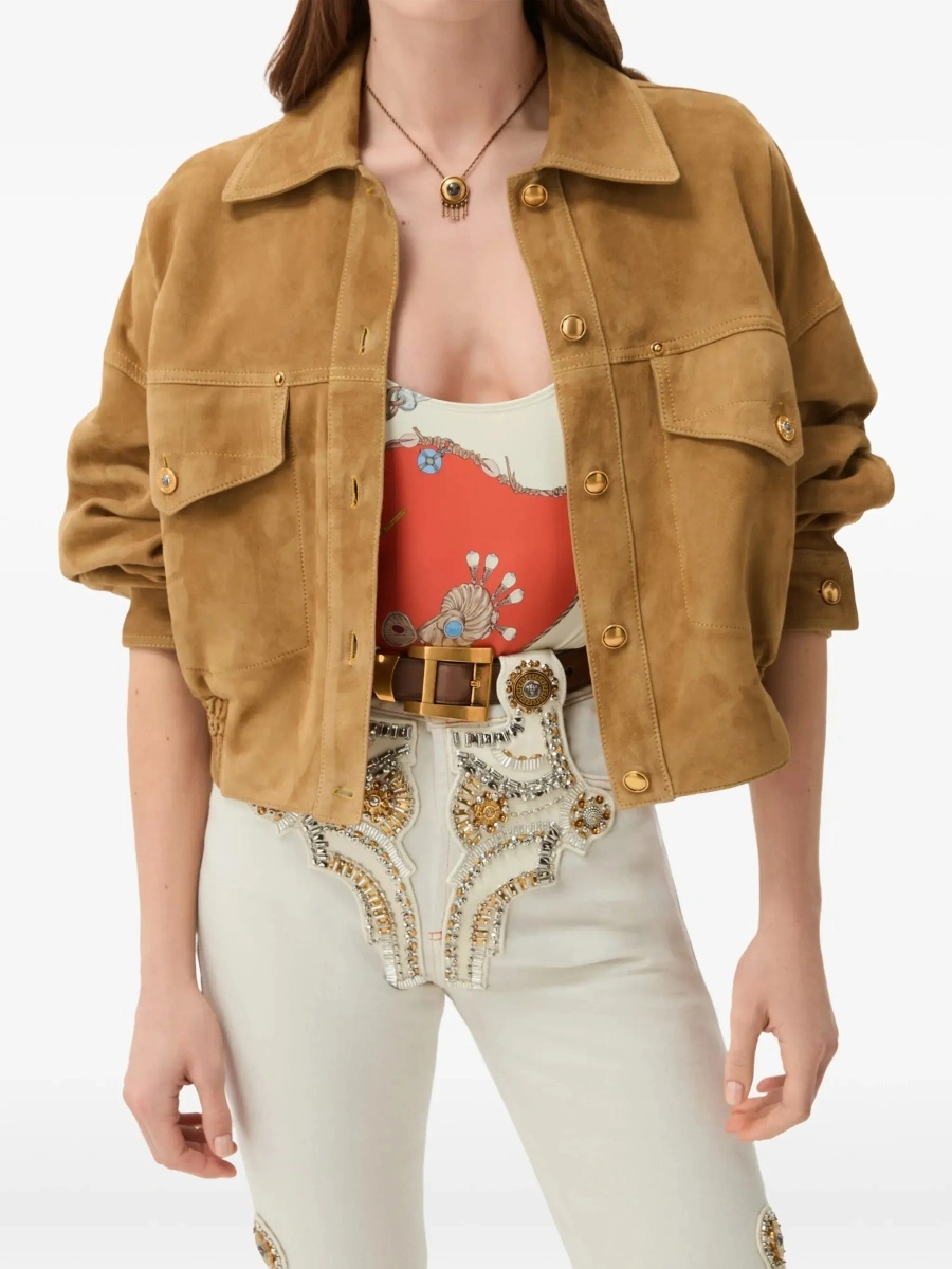 Jacheta Suede Blouson Jacket - Img 4