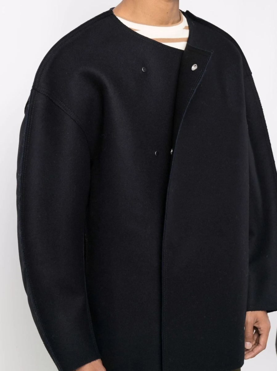 Jacheta SUNNEI neagra din bumbac si polyester - Img 5
