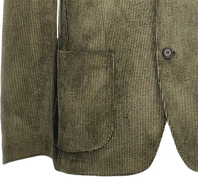 Jacheta 'Venezia' corduroy single-breasted jacket - Img 2