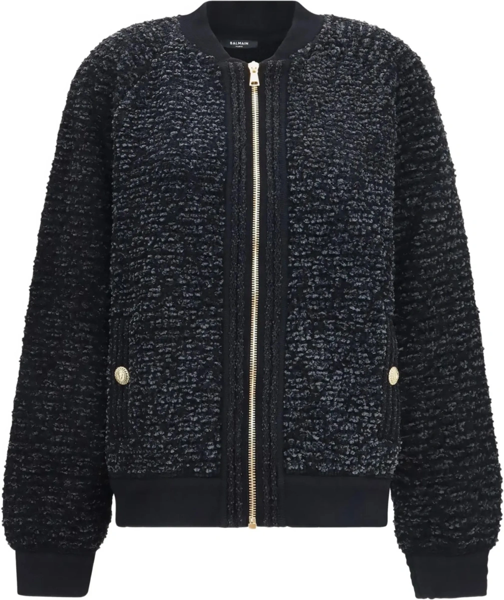 Jacheta Zip Jacket with sequin details - Img 6