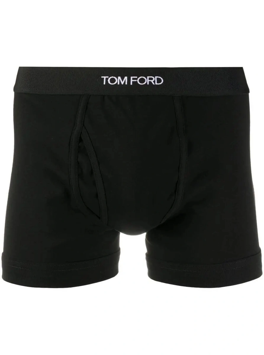 Lenjerie intima Tom Ford neagra din bumbac - Img 3