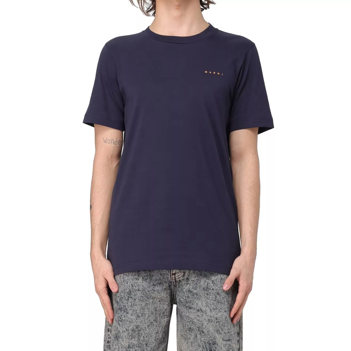 Marni Cotton Logo T-Shirt - Img 2
