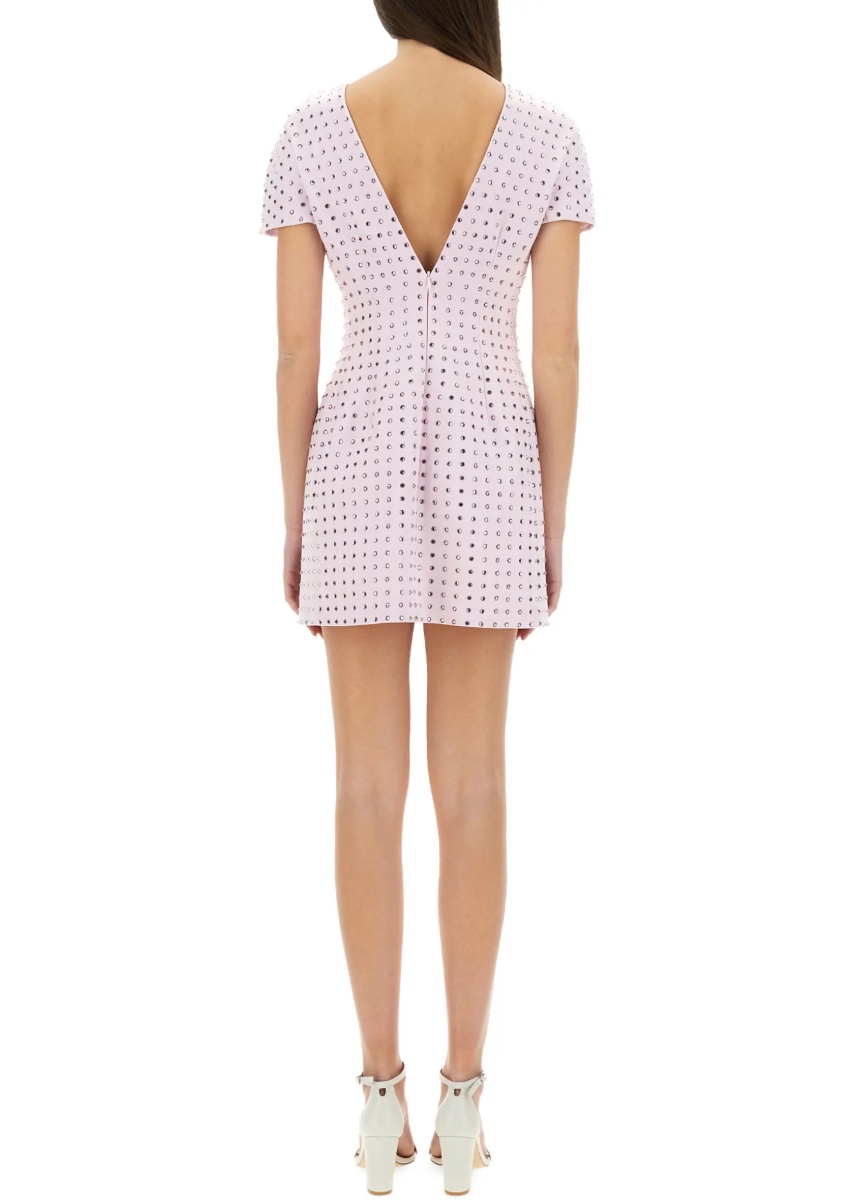 Mini Dress With Rhinestones - Img 3