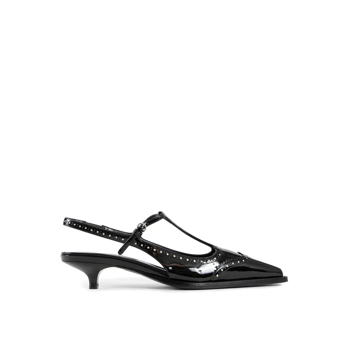 Miu Miu Leather Slingback Pumps - Img 3