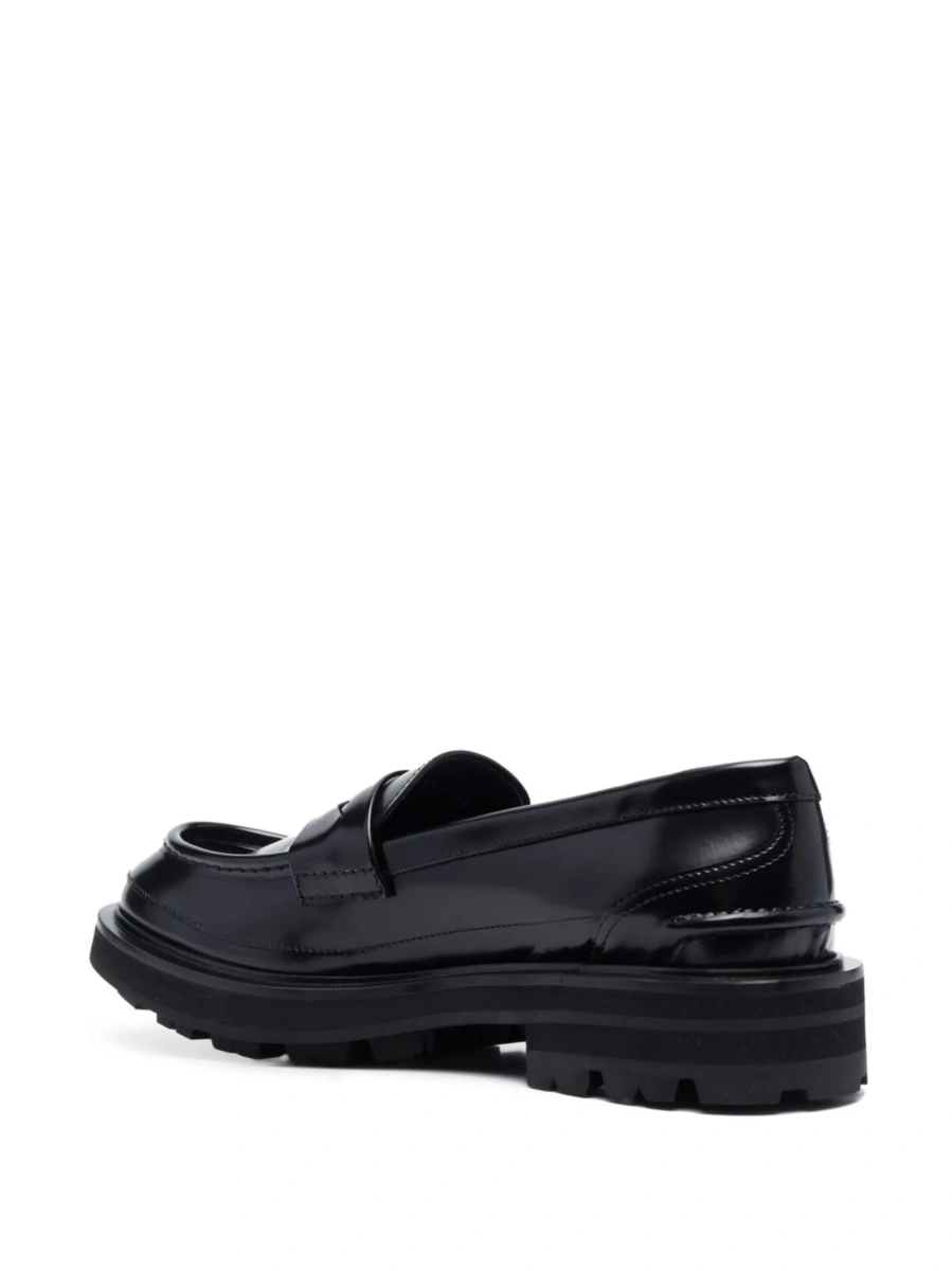 Mocasini Alexander McQueen negri din piele - Img 3