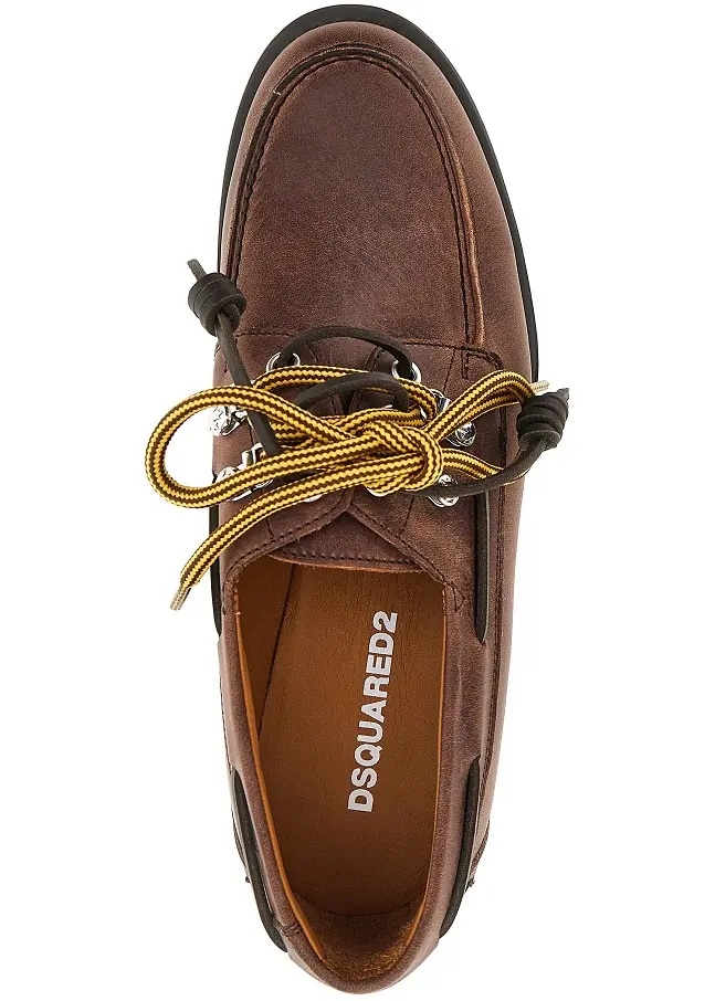 Mocasini 'D2 Cottage' leather boat shoes - Img 4