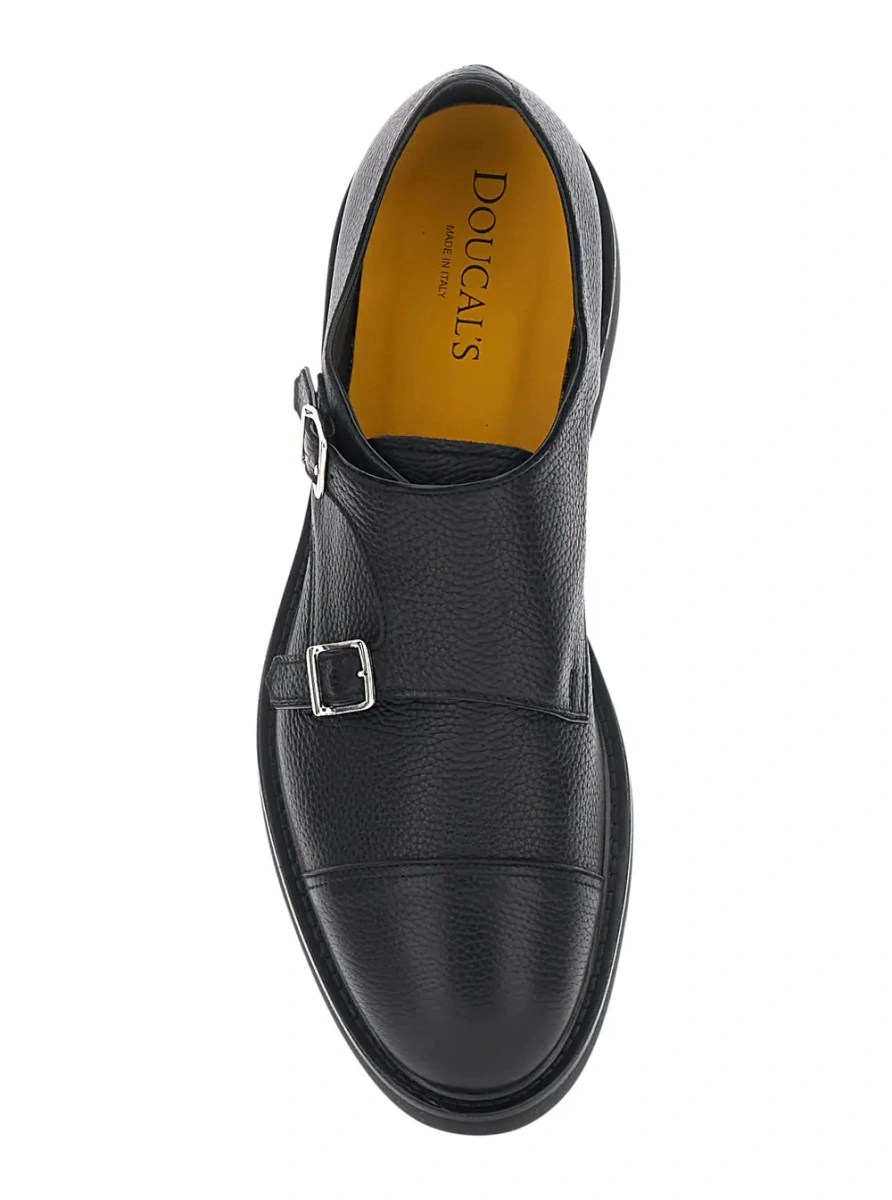 Mocasini Doucal's negri din piele - Img 4