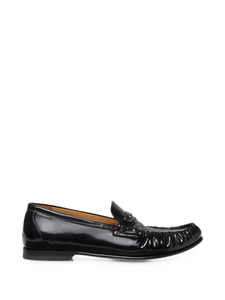 Mocasini Fendi negri din piele - Img 8