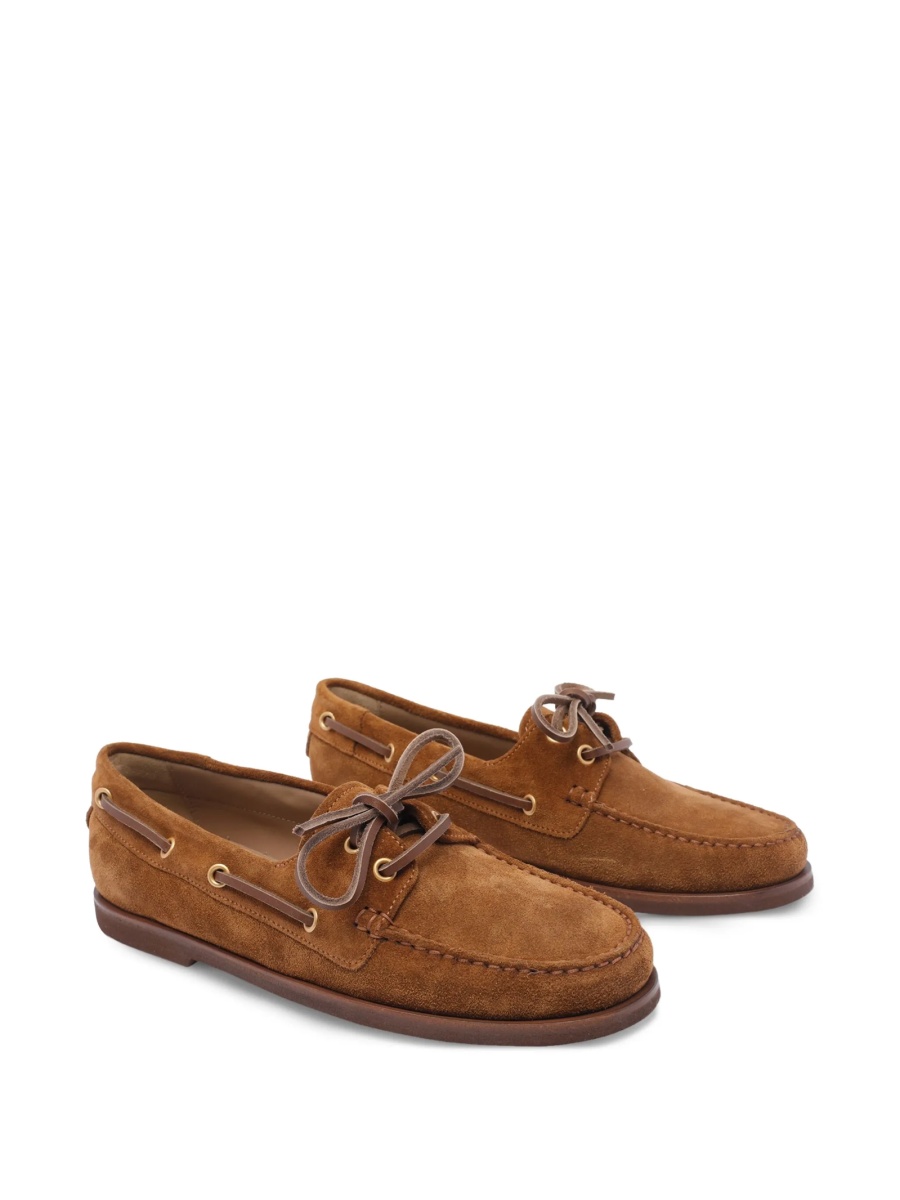 Mocasini Gianvito Rossi maro din piele intoarsa - Img 2