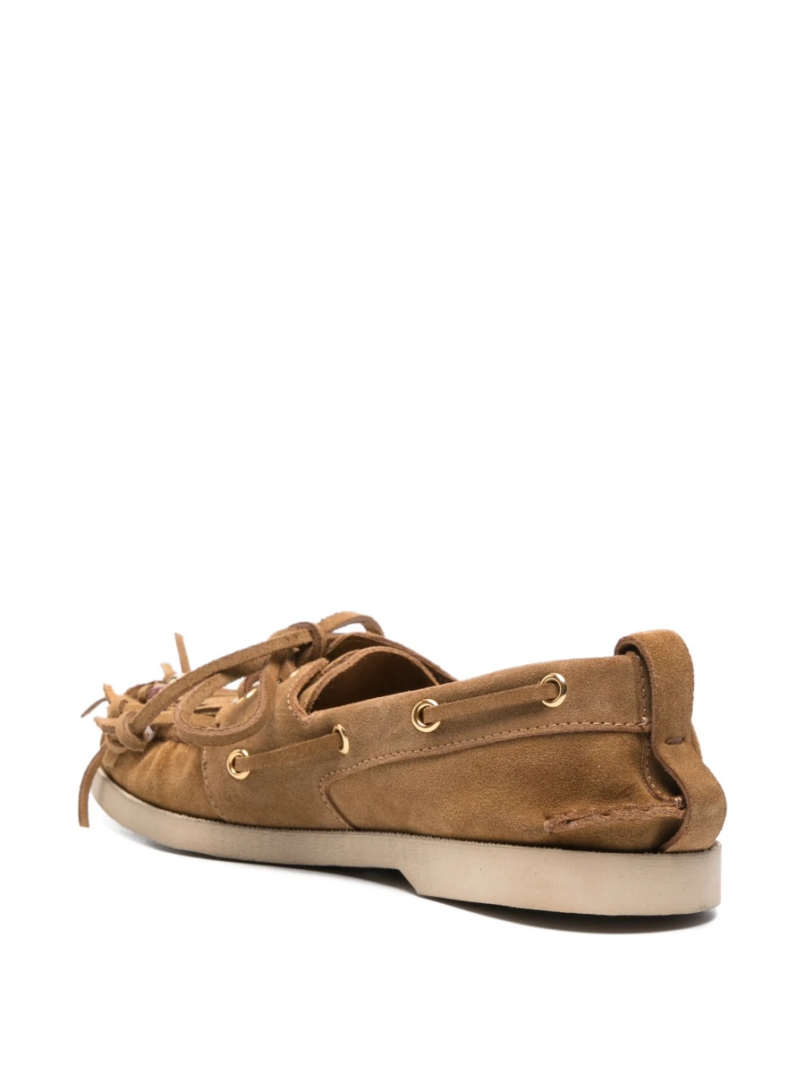 Mocasini Golden Goose maro din piele intoarsa - Img 3