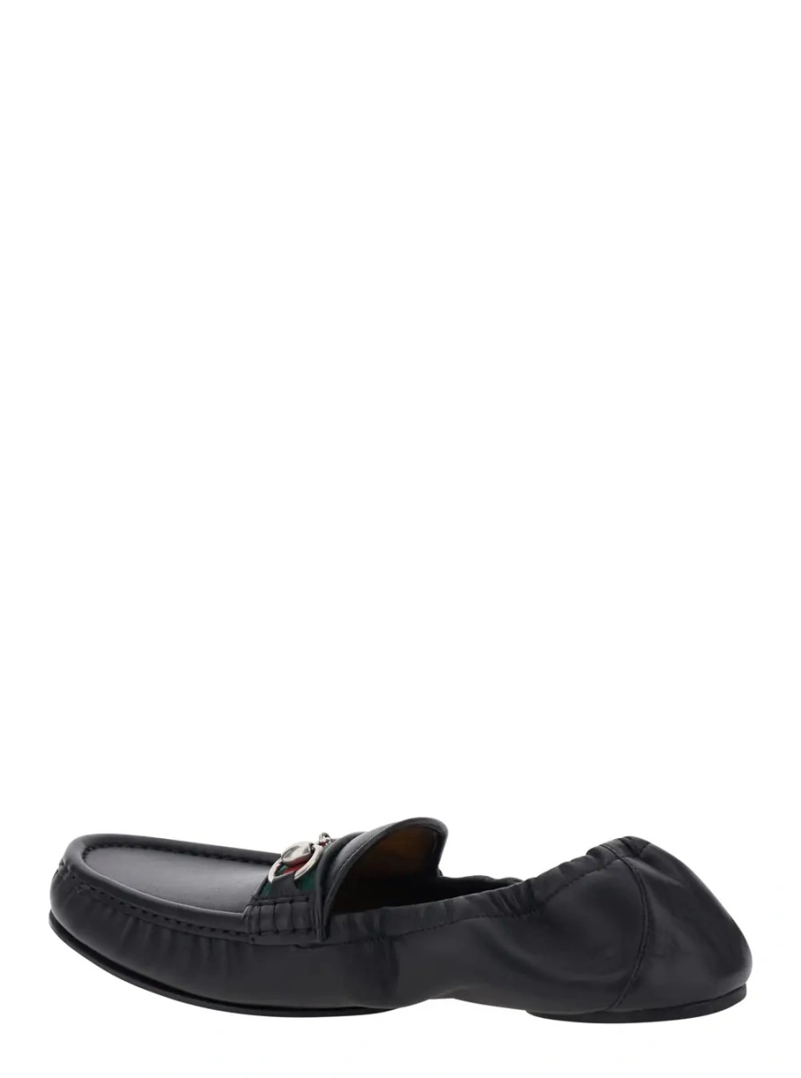 Mocasini Gucci negri din piele - Img 3