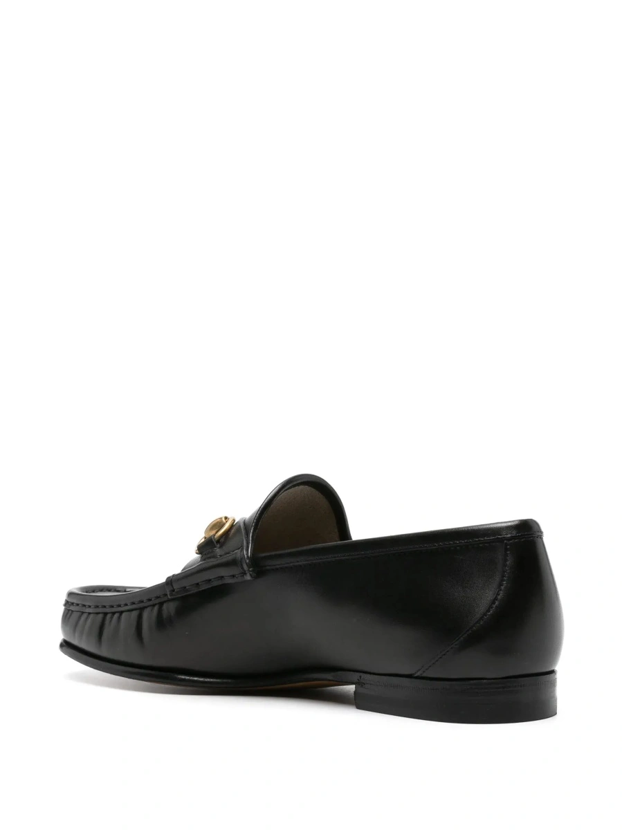 Mocasini Gucci negri din piele - Img 6