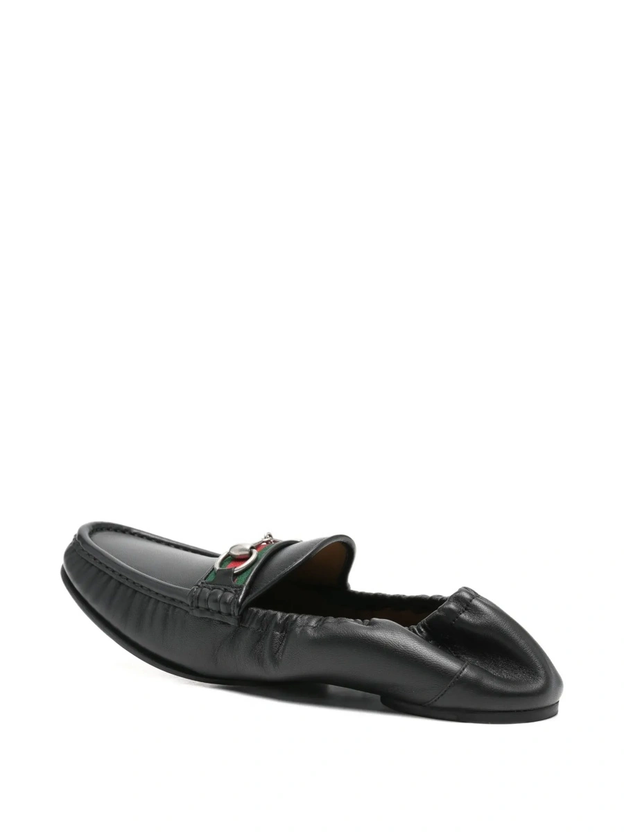 Mocasini Gucci negri din piele - Img 6