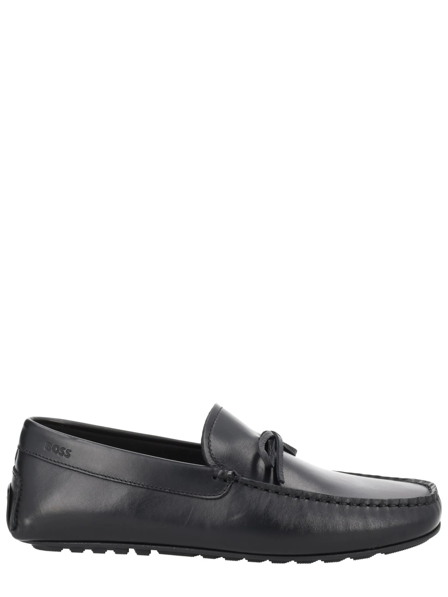 Mocasini Hugo Boss negri din piele - Img 2