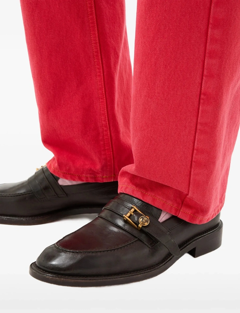 Mocasini Leather Loafers with Medusa accessory - Img 8