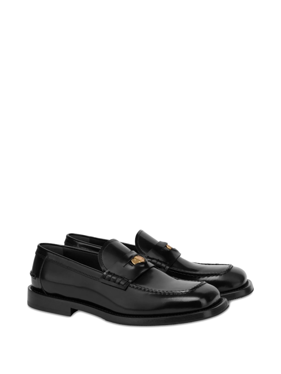 Mocasini Moschino negri din piele - Img 2