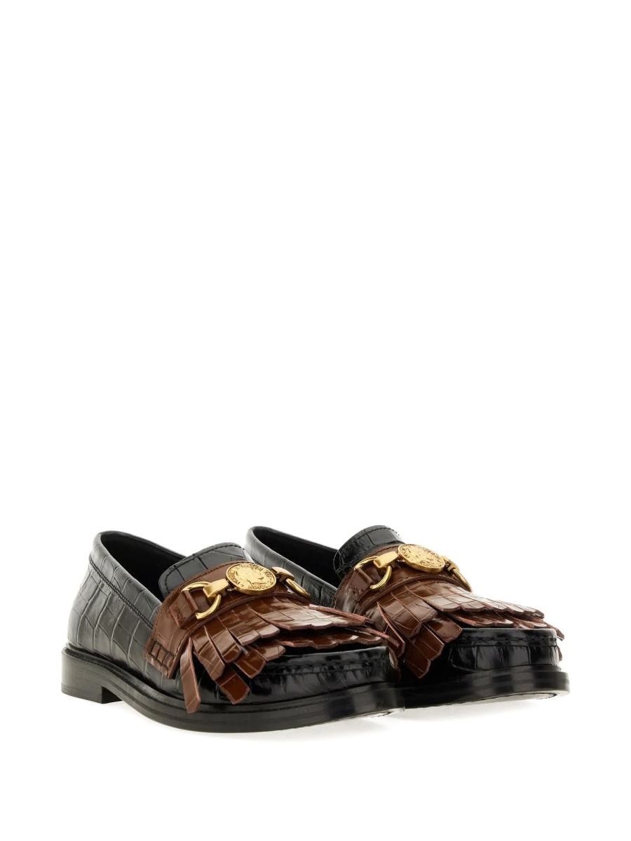 Mocasini Moschino negri din piele - Img 2