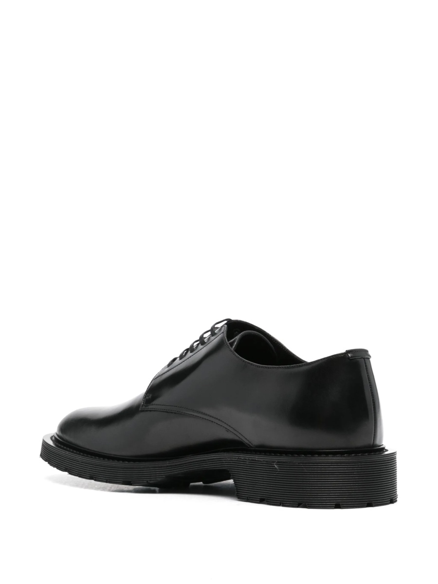 Mocasini Saint Laurent negri din piele - Img 3