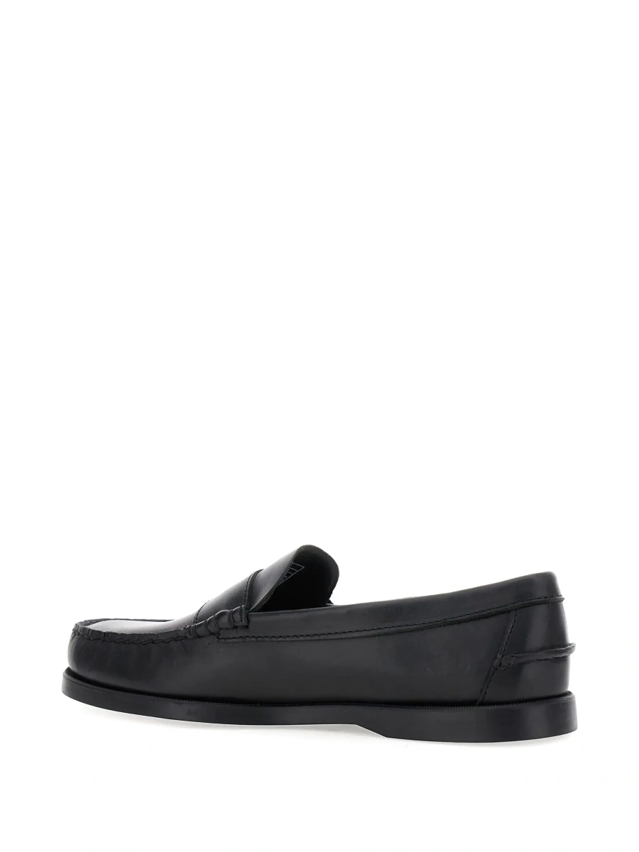 Mocasini Sebago negri din piele 'Dolphin' - Img 6
