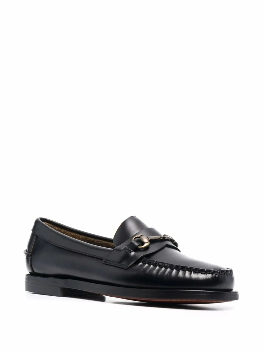 Mocasini Sebago negri din piele 'Joe' - Img 5