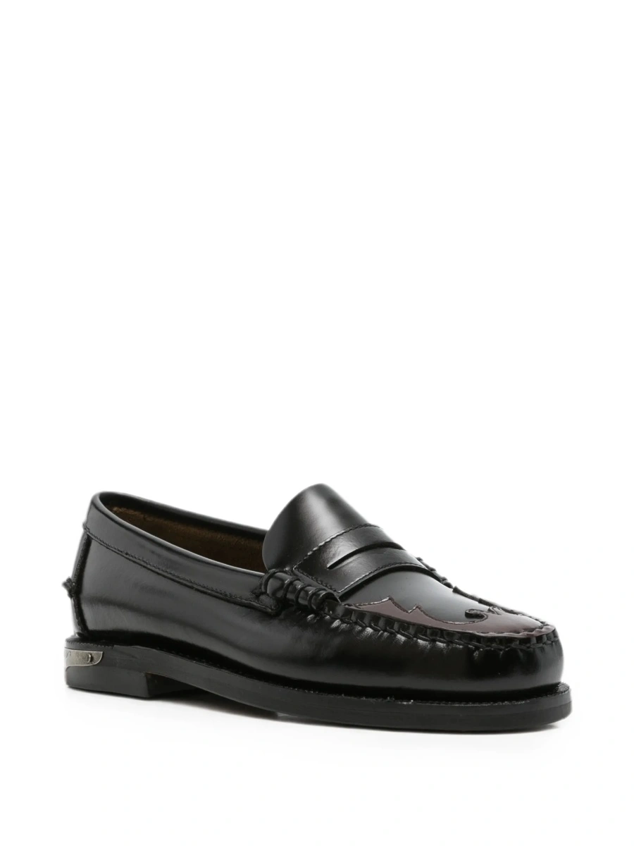 Mocasini Sebago negri din piele - Img 2