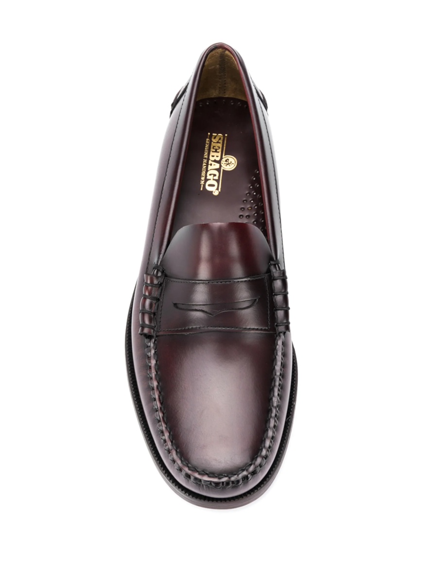 Mocasini Sebago rosii din piele - Img 4