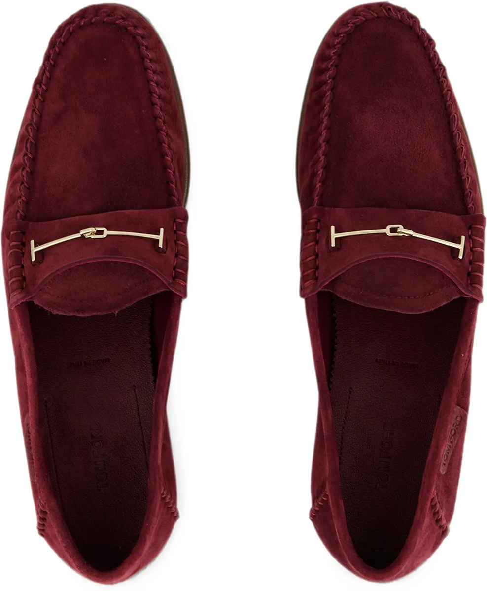 Mocasini Suede leather T-strap Loafers - Img 8