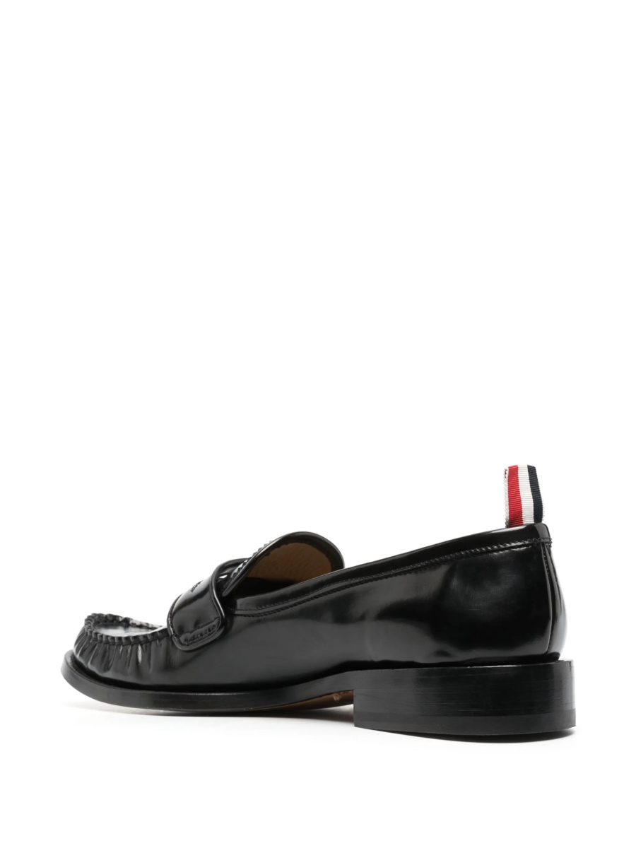 Mocasini Thom Browne negri din piele - Img 3