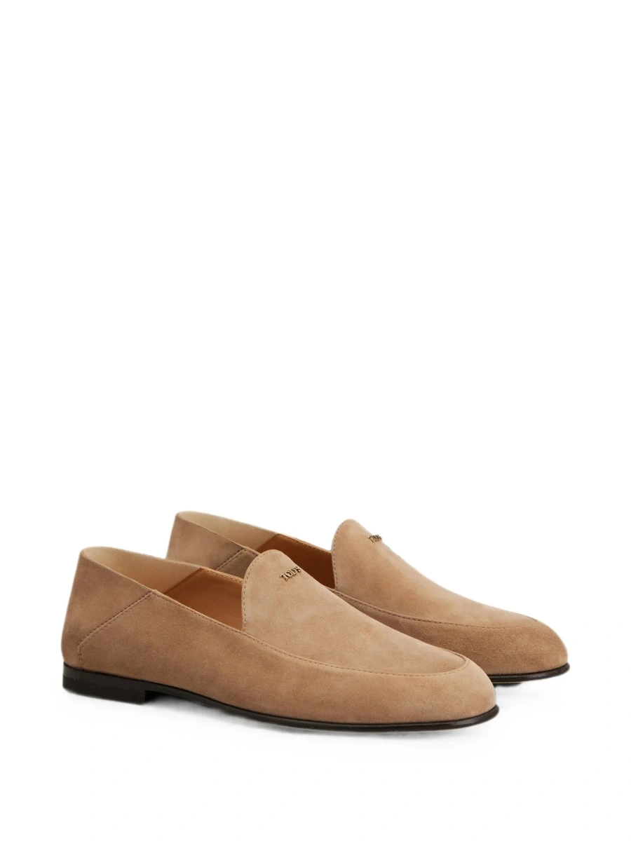 Mocasini TOD'S bej din piele intoarsa - Img 6