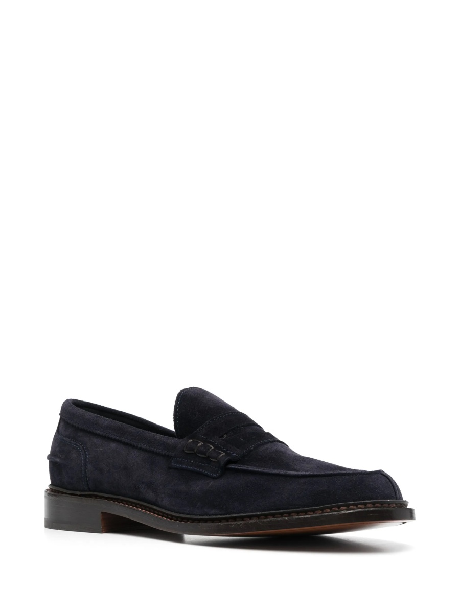 Mocasini TRICKER'S albastri din piele intoarsa - Img 2