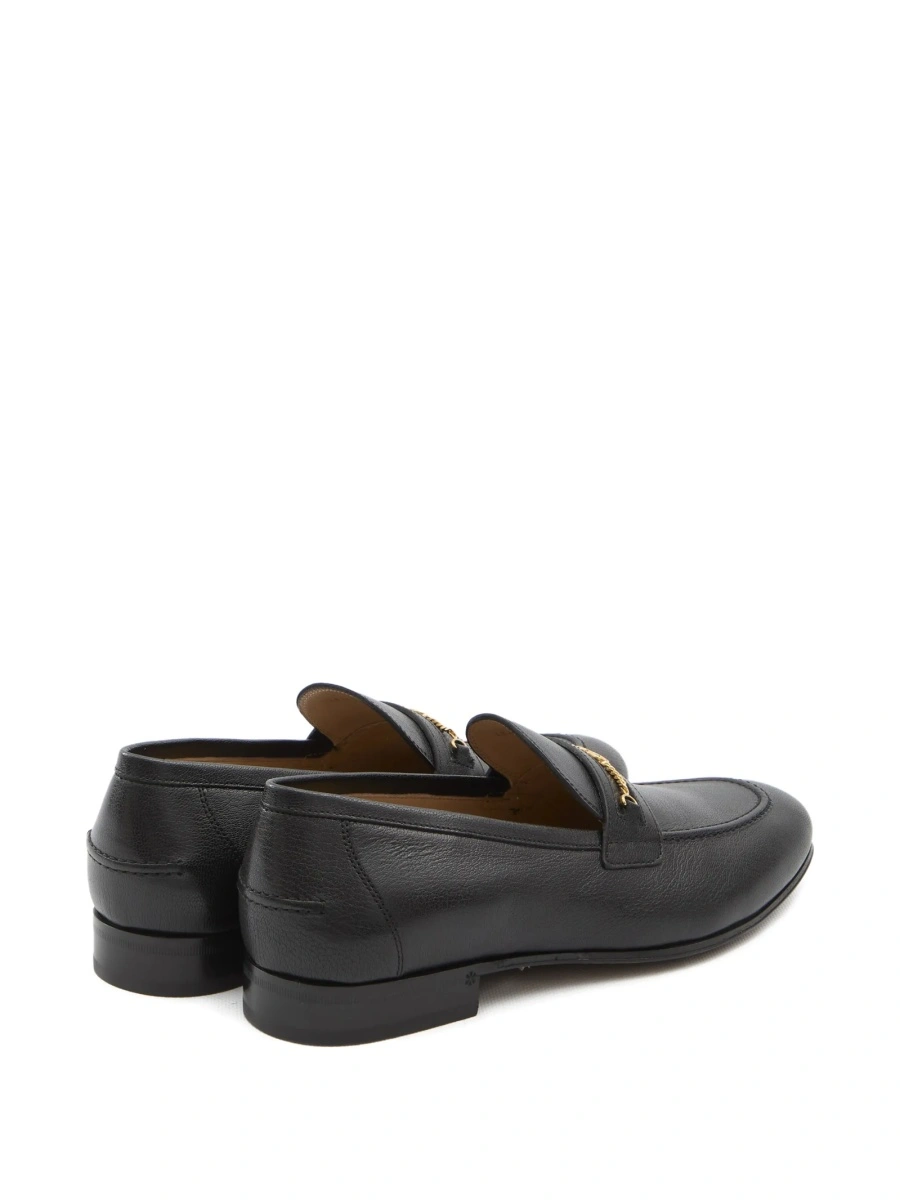 Mocasini Valentino Garavani negri din piele - Img 3