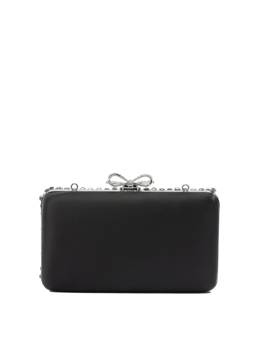 Multi-crystal knit clutch bag - Img 3