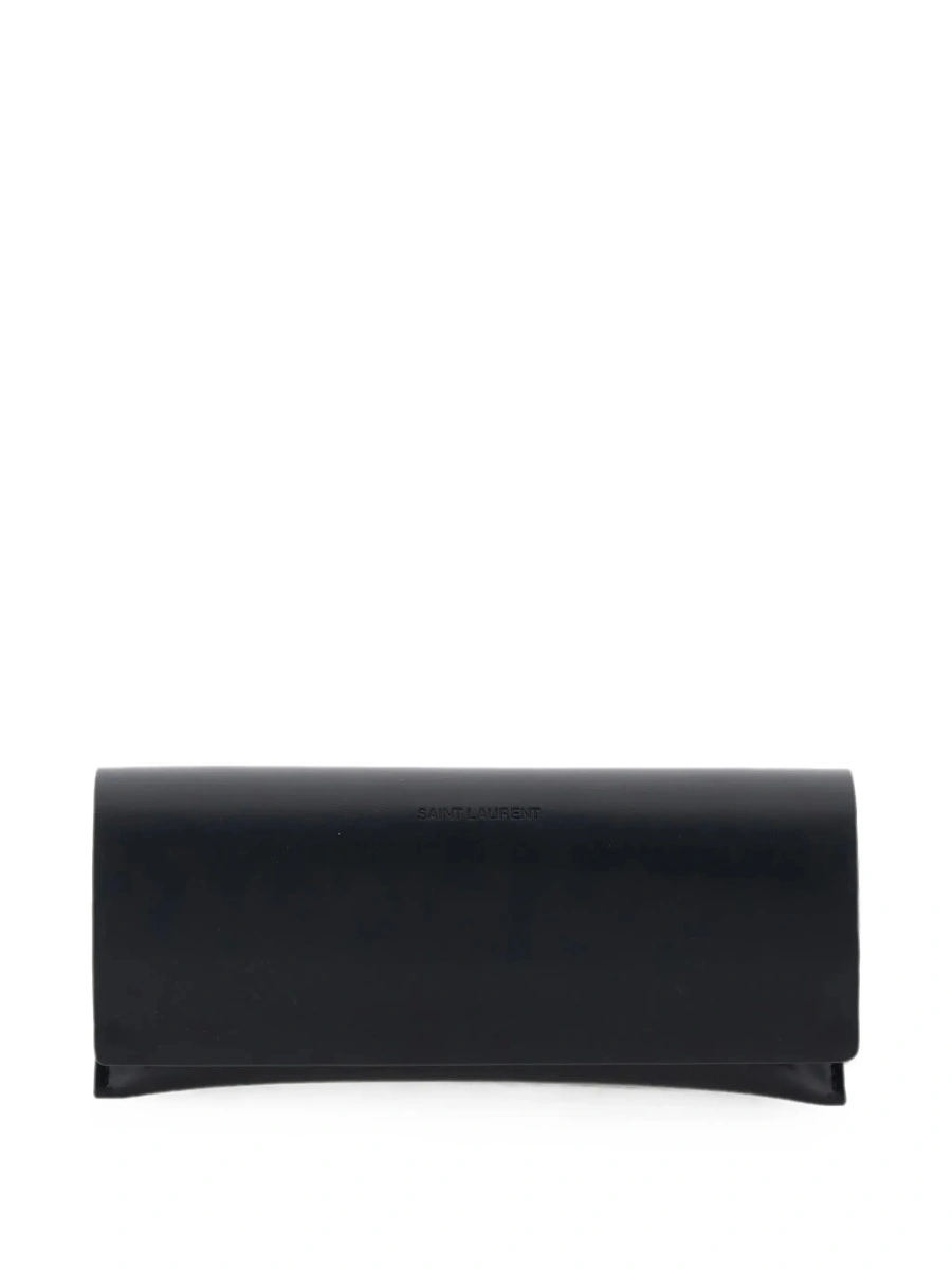 Ochelari de soare Saint Laurent negri din acetat '557' - Img 6
