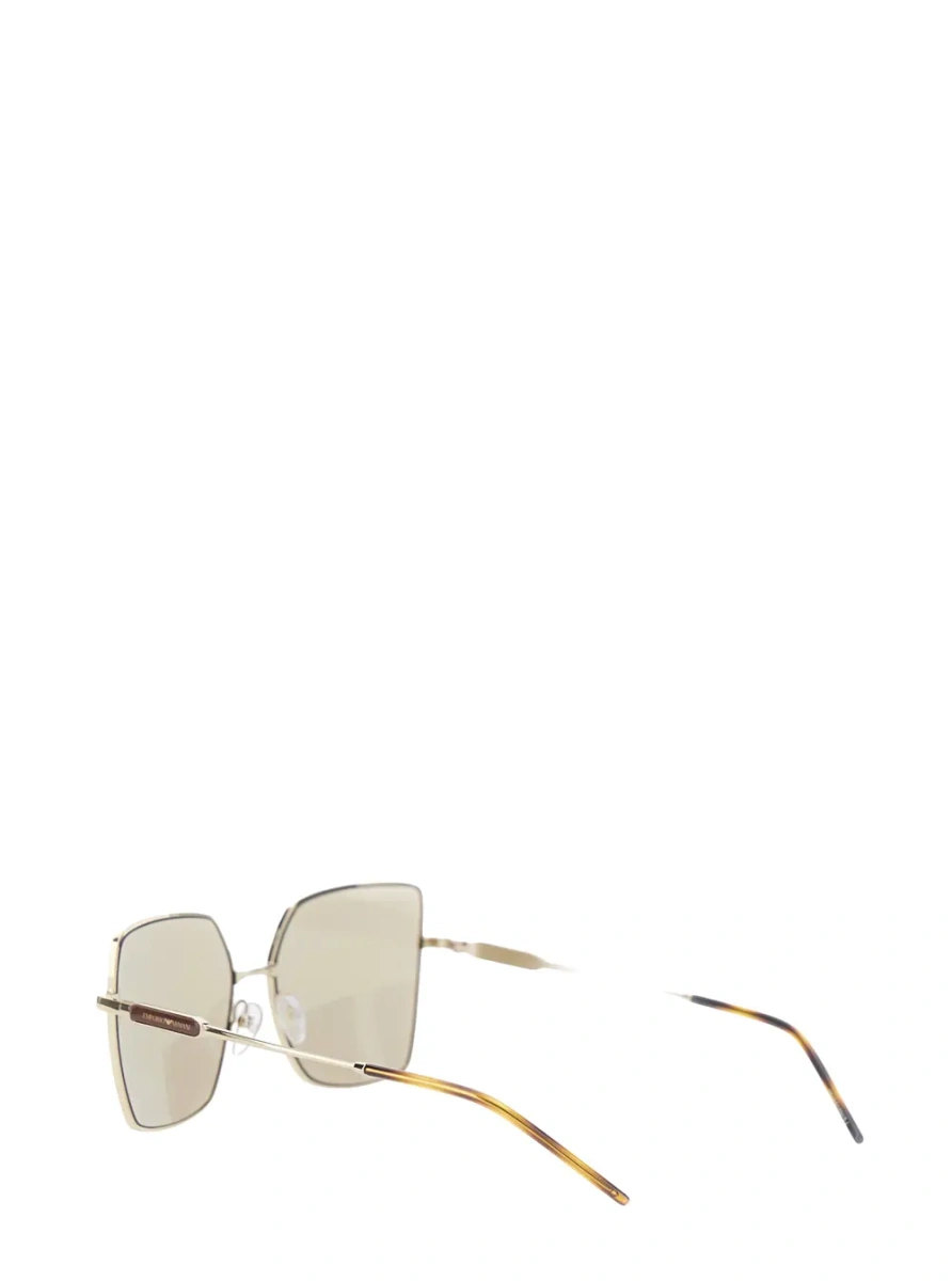 Ochelari Metallic Sunglasses with square lenses and logo plaque on the metal temple in metal for women - Img 2