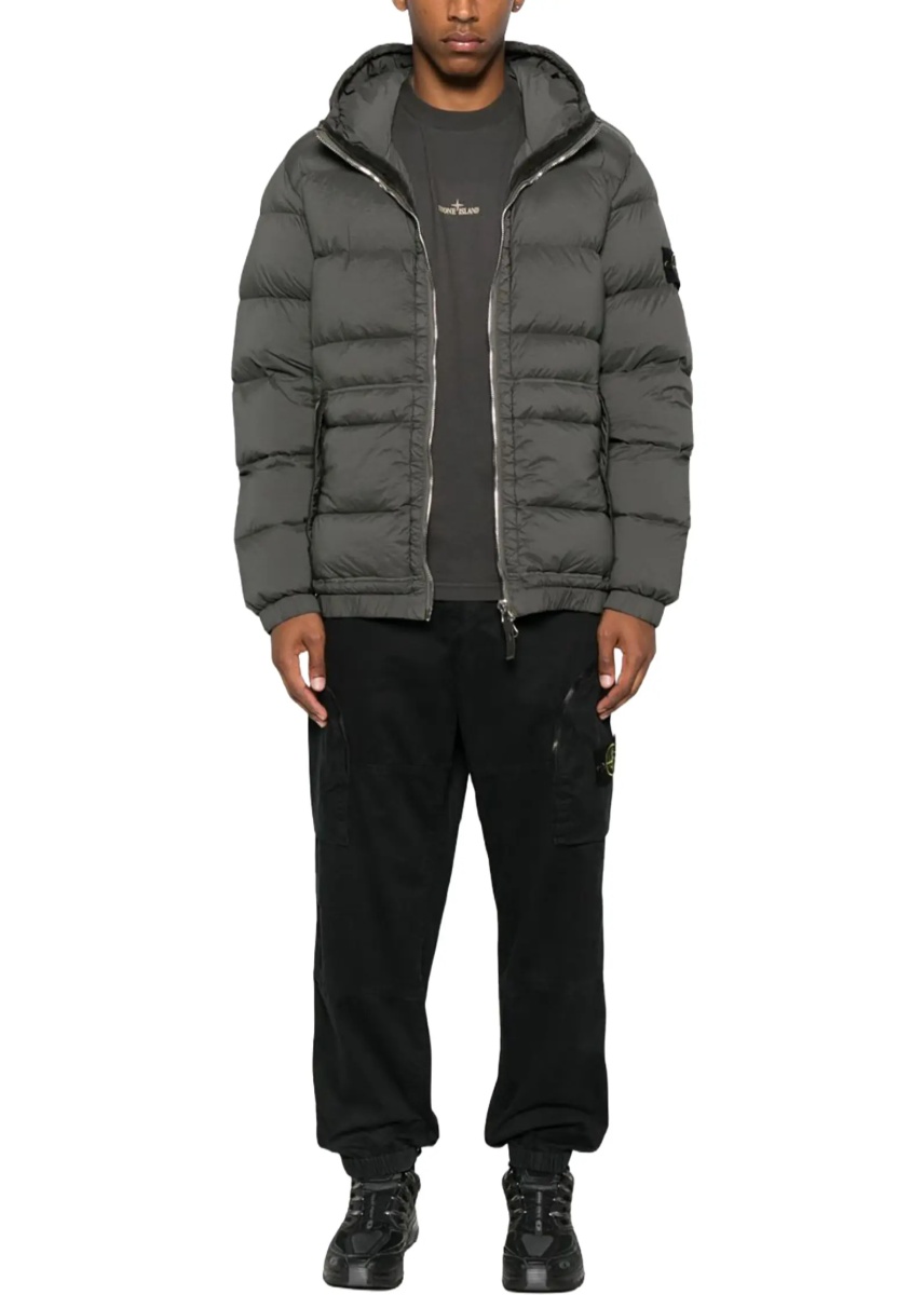 Padded Down Jacket With Hood - Img 2