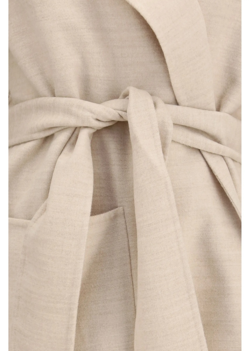 Paltoane Belted double wool Coat - Img 3