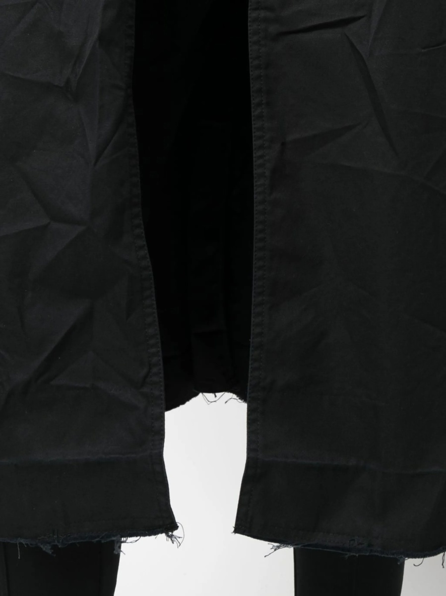 Palton Balenciaga negru din bumbac - Img 5