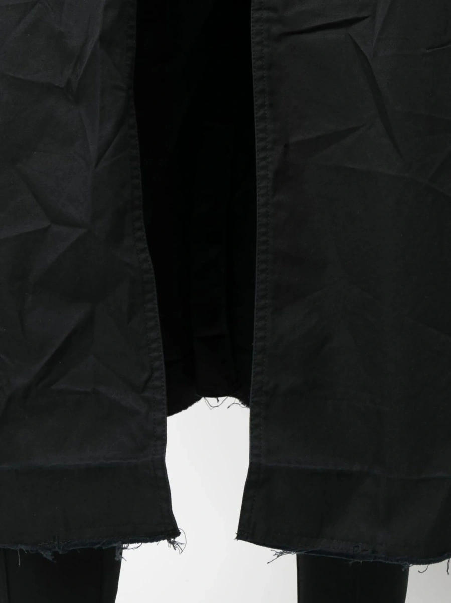 Palton Balenciaga negru din bumbac - Img 5