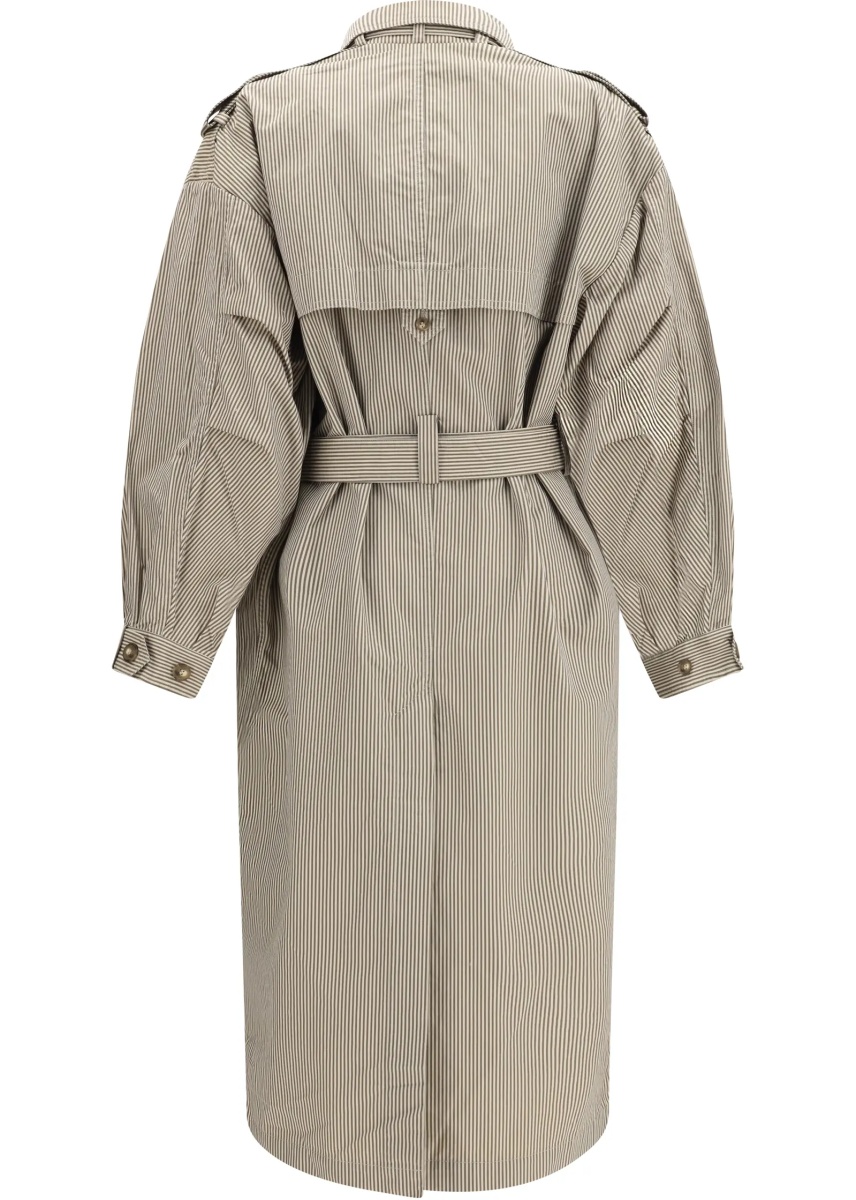 Palton Chilma striped Coat - Img 2