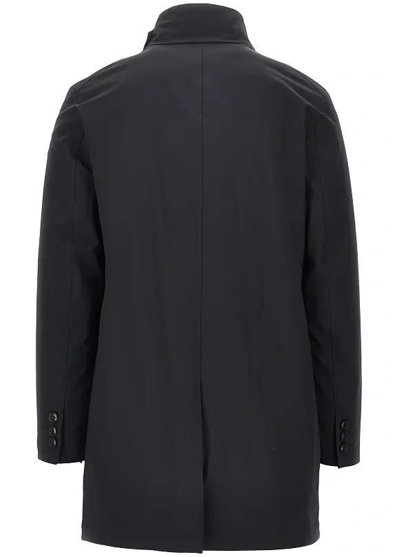 Palton DUNO negru din nylon - Img 3