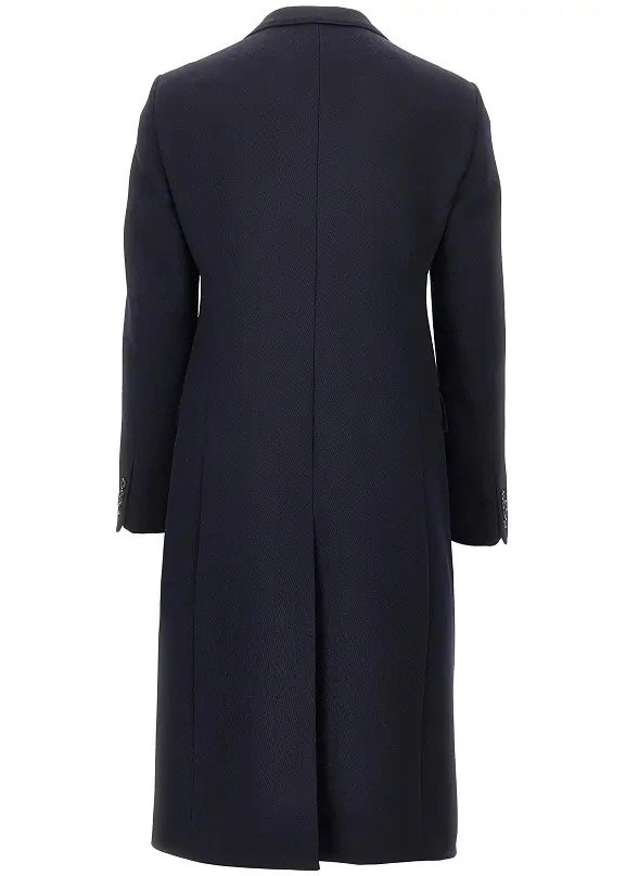 Palton Emporio Armani albastru din lana - Img 3