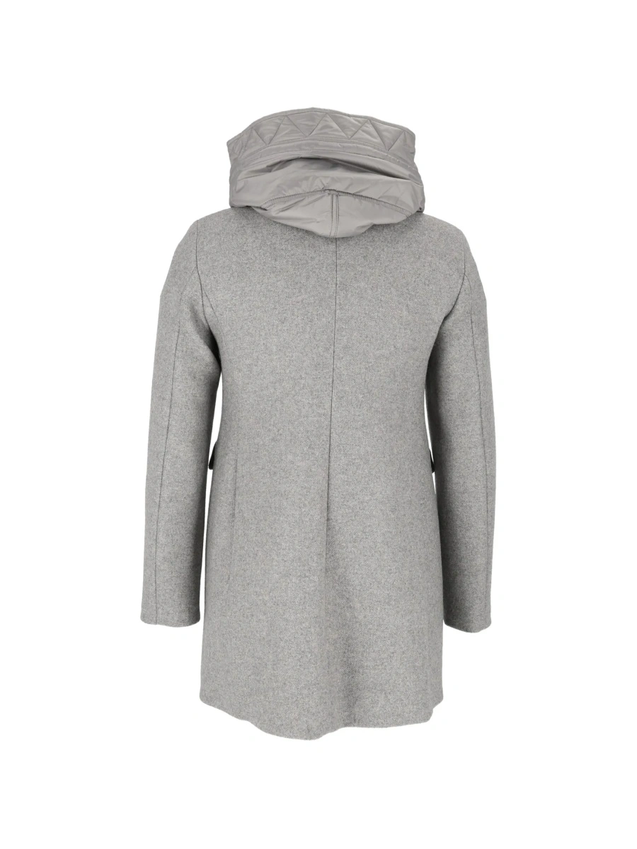 Palton Fay gri din poliamida si material textil - Img 2