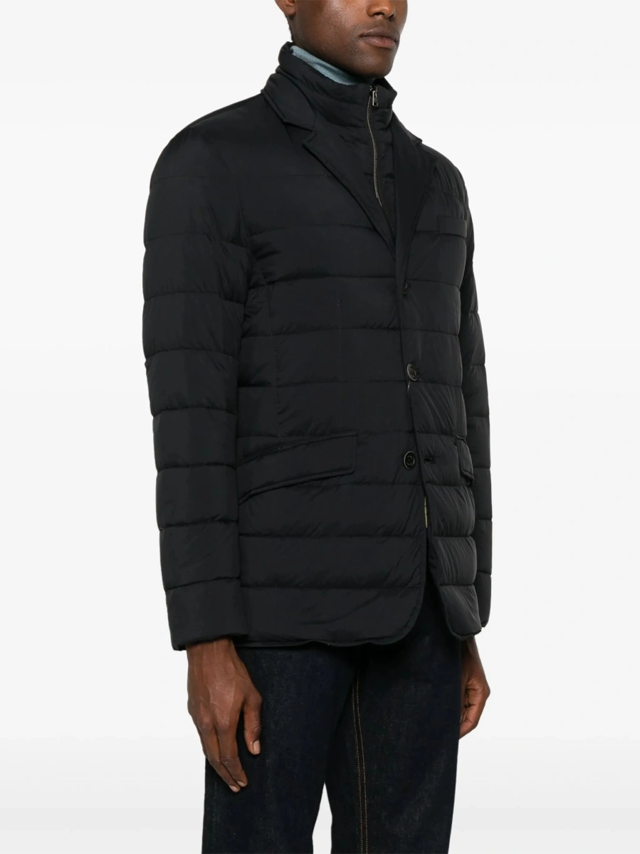 Palton Herno negru din polyester si poliamida - Img 3