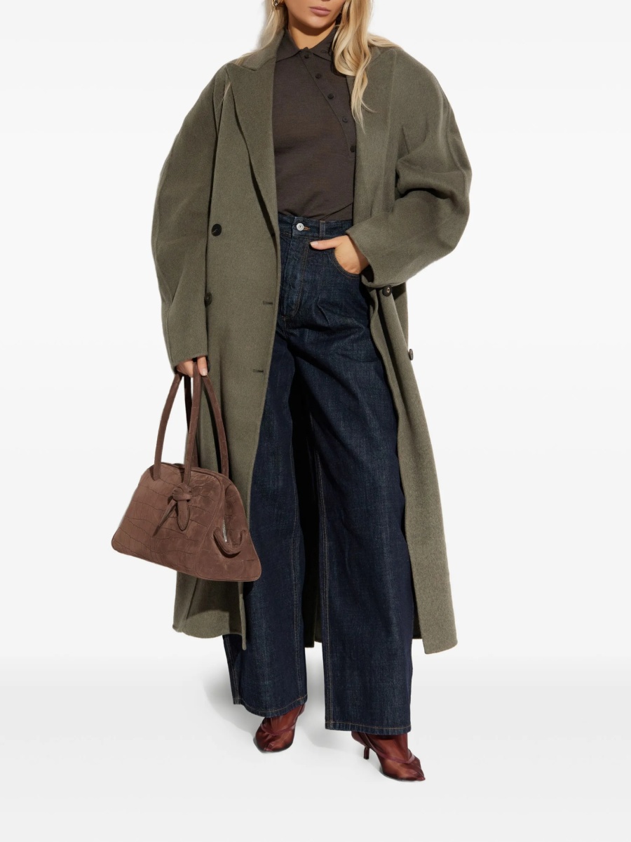 Palton JACQUEMUS verde din lana - Img 2