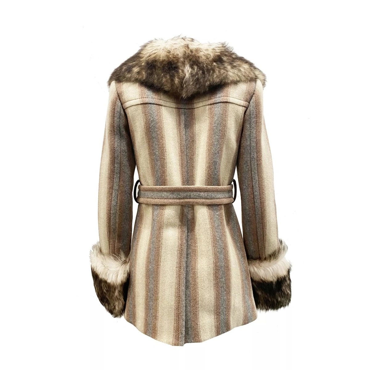 Palton Marc Jacobs Fur Trim Coat - Img 2
