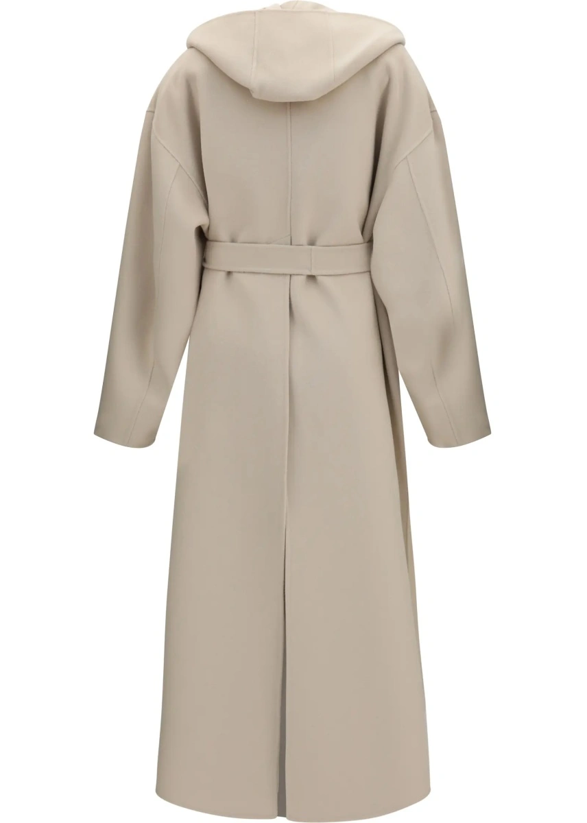 Palton Max Mara multicolor din lana virgina - Img 2