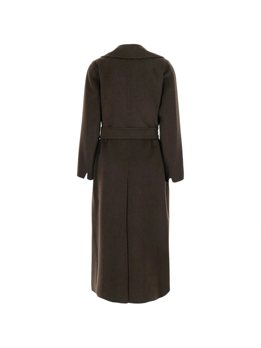 Palton 'S MAXMARA maro din lana 'Pace' - Img 4