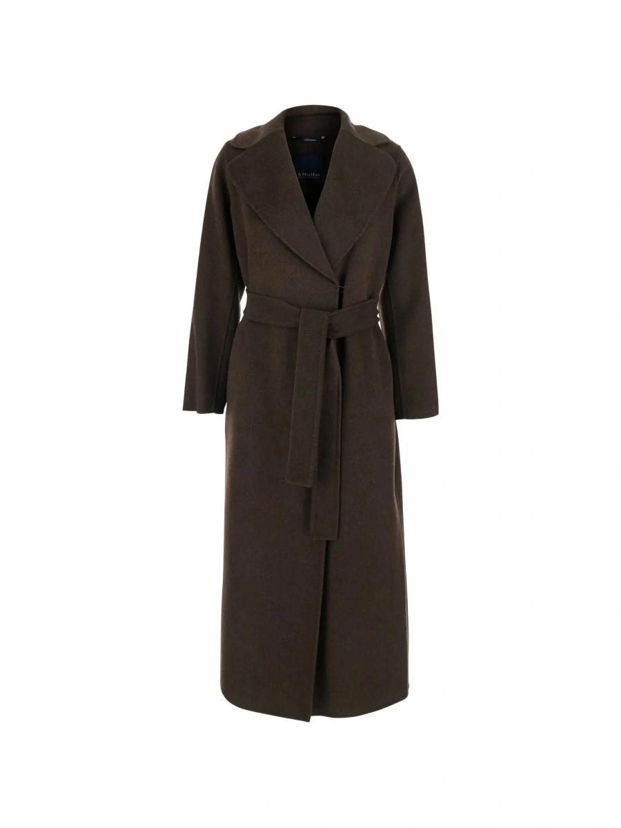 Palton 'S MAXMARA maro din lana 'Pace' - Img 6