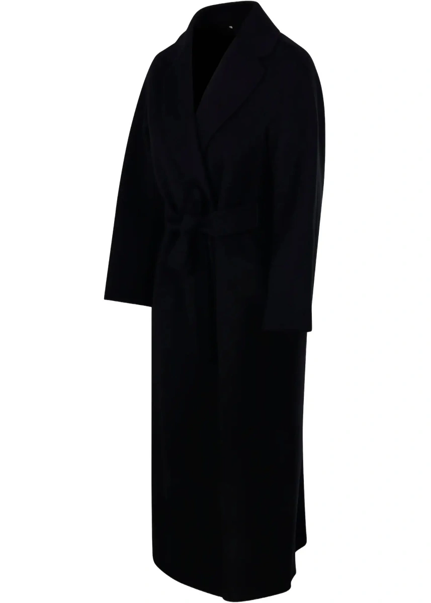 Palton 'S MAXMARA negru din lana virgina - Img 5