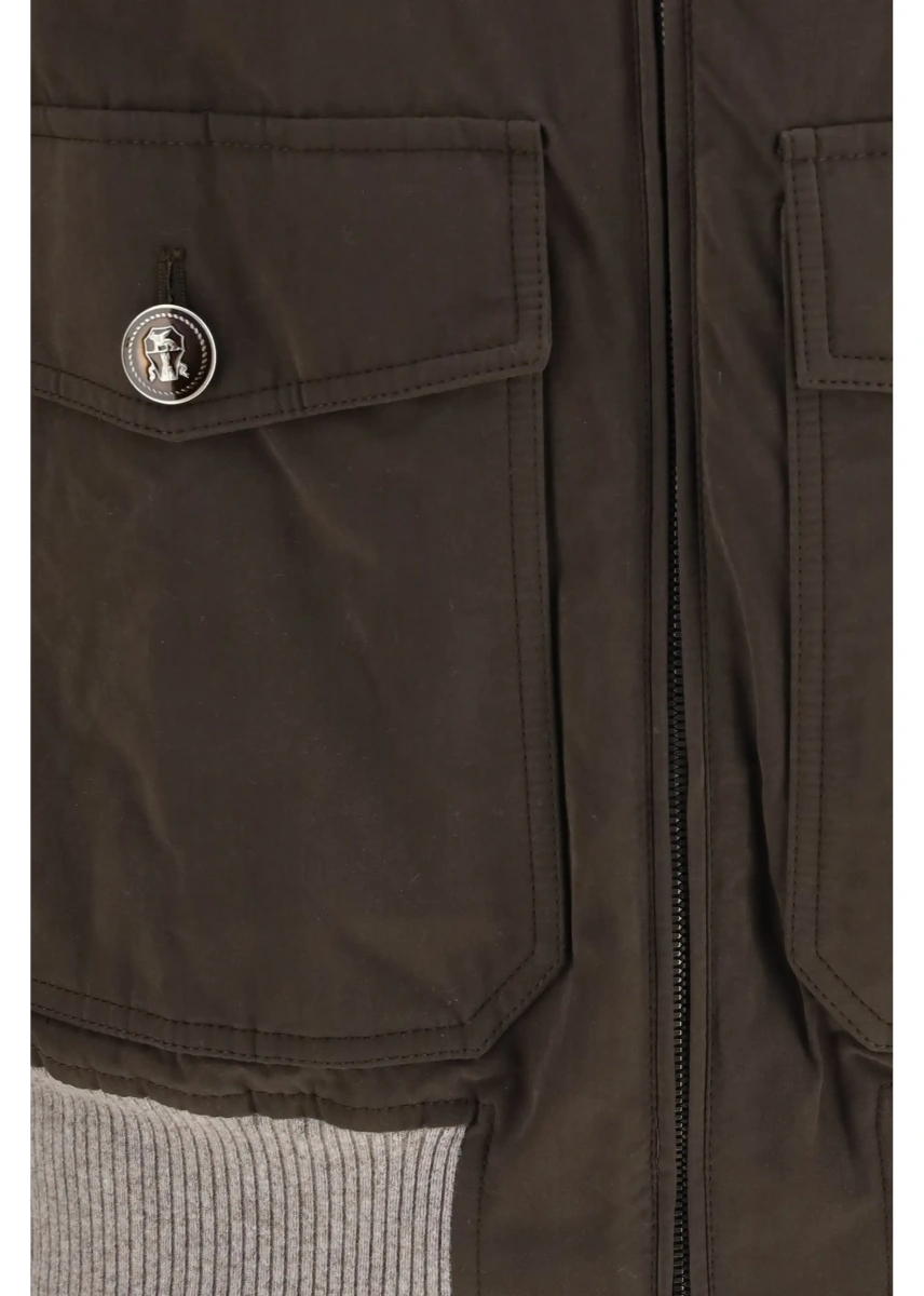 Palton Waxed techno cotton Bomber with Thermore® padding - Img 3